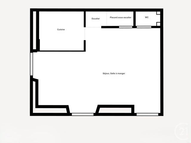 Appartement F2 bis à vendre - 2 pièces - 48.95 m2 - LE CROISIC - 44 - PAYS-DE-LOIRE - Century 21 Mdg Immobilier